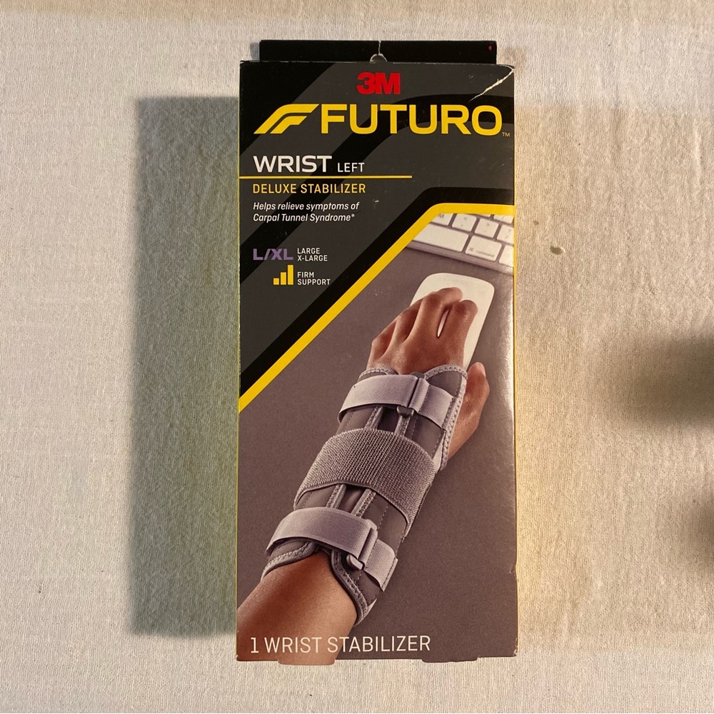 Futuro Left Wrist Deluxe Stabilizer Large/Extra Large